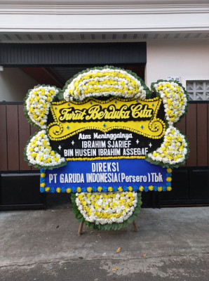Papan Bunga Duka di Talumolo